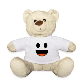 visage funy - Nounours - blanc - Devant