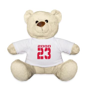 Année de naissance Anniversaire Nouvel An Né en 2023 - Nounours - blanc - Devant