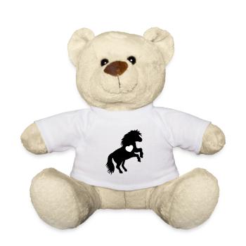 HORSE 8 HEART - Nounours - blanc - Devant