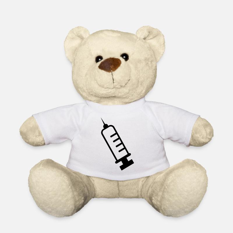 Spritze - Teddy - Weiß