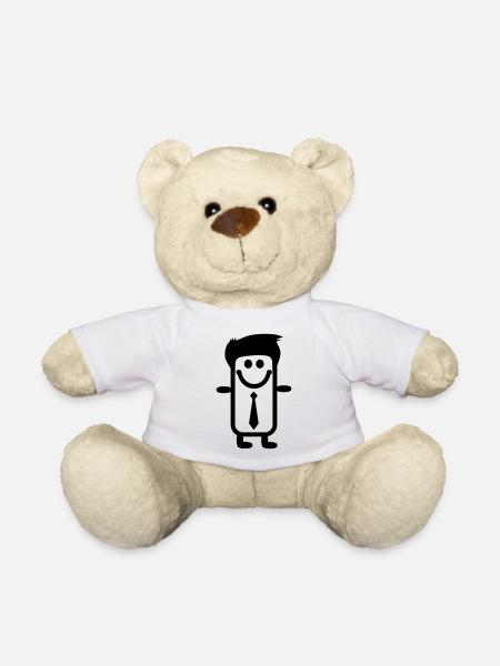 Männchen - Teddy - Weiß