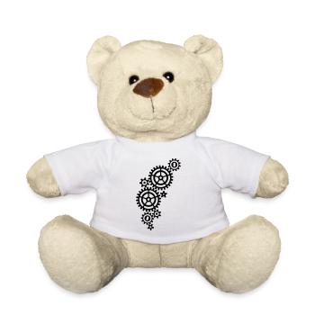 Zahnräder / gears (a, 1c) - Teddy - Weiß - Vorne