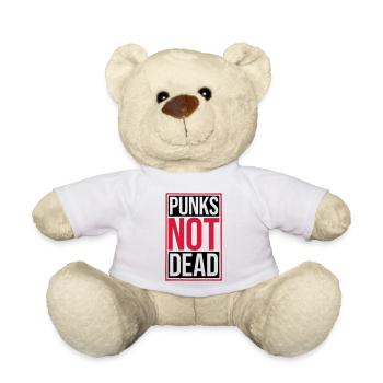 punks pas mort citation - Nounours - blanc - Devant