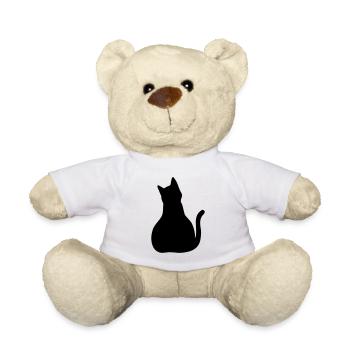 Katze mit großen hintern - po - Teddy - Weiß - Vorne