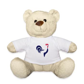 Frankreich Hahn - Teddy - Weiß - Vorne