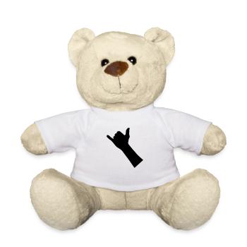 main - Nounours - blanc - Devant