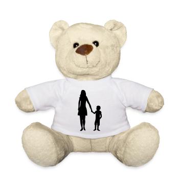 Famille Fils Mama - Nounours - blanc - Devant