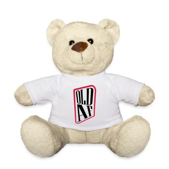 old AF Text Logo - Teddy - Weiß - Vorne