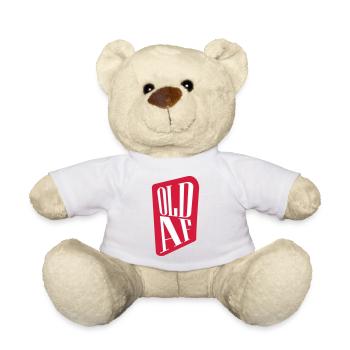 old AF Text Logo - Teddy - Weiß - Vorne