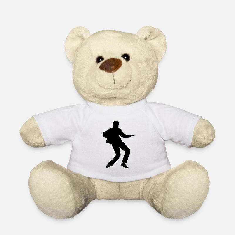 Tanzpaar, Rock'n'Roll Tanz, Mann; Paar Design1 - Teddy - Weiß