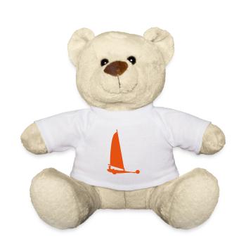 char voile velo - Nounours - blanc - Devant