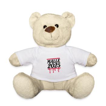 Malle 2025 Mallorca Urlaub - Teddy - Weiß - Vorne