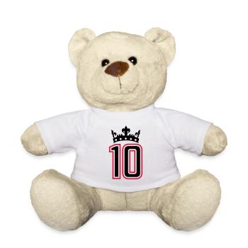 10 couronne zahl - Nounours - blanc - Devant