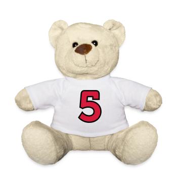 Nombre de Sport 5 Cinq - Nounours - blanc - Devant