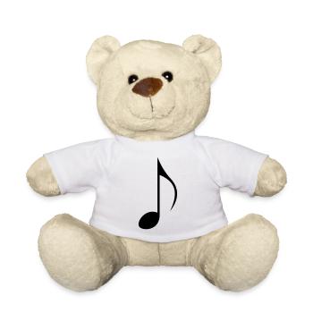 Sheet Music Instrument - Nounours - blanc - Devant