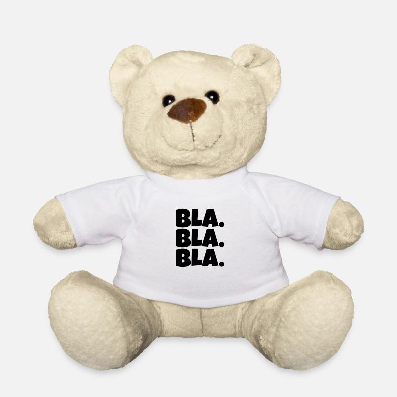 Bla bla bla - Teddy - Weiß