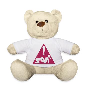 Sex Liebespaar Dreiecksposition - Teddy - Weiß - Vorne