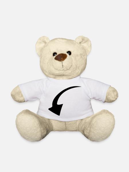 Fléche - arrow - Nounours - blanc