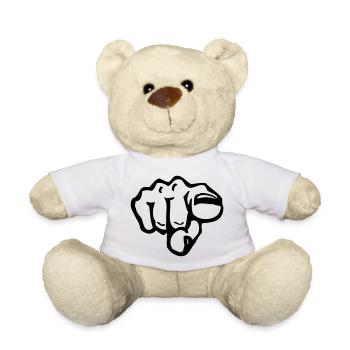 hey_dufingerzeug - Teddy - Weiß - Vorne