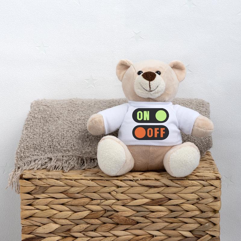 button on off Teddy Bear