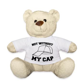 Pas sans ma casquette 001 - Nounours - blanc - Devant