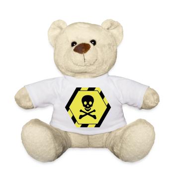 Totenkopf - Teddy - Weiß - Vorne