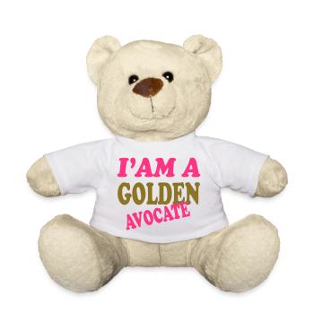 GOLDEN AVOCATE - Nounours - blanc - Devant