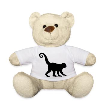 Silhouette de singe - Nounours - blanc - Devant