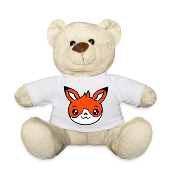 Fox Red Fox Wild Animal Clever Forest Inhabitants - Teddy Bear - white - Front