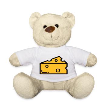 cheese - Teddy Bear - white - Front
