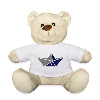 paper boat - Teddy Bear - white - Front
