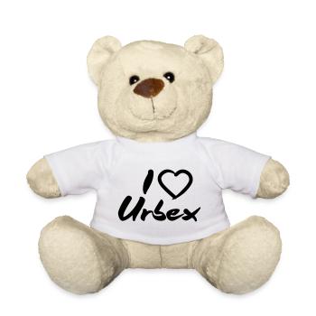 I Love Urbex - Teddy - Weiß - Vorne