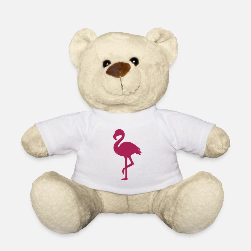 flamingo - Teddy - Weiß