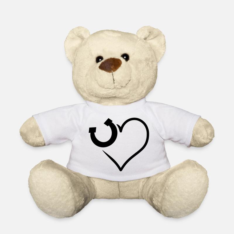 Hufeisen - Teddy - Weiß