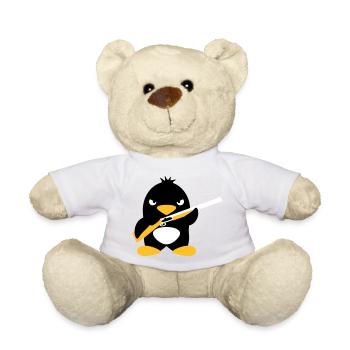 Shotgun Penguin - Teddy - Weiß - Vorne