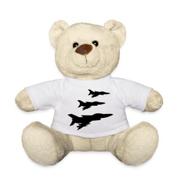 Geschwader Team Kampfflugzeug - Teddy - Weiß - Vorne
