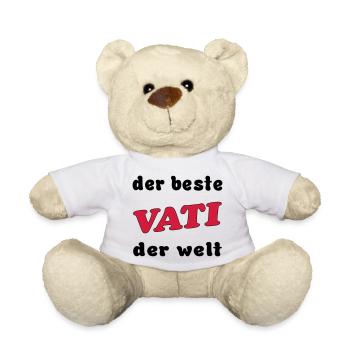 Der beste VATI PAPA der welt - Nounours - blanc - Devant