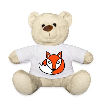 Fox Red Fox Wild Animal Clever Forest Inhabitants - Teddy Bear - white - Front