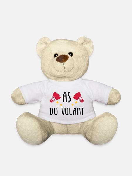 Badminton : As du volant ! - Nounours - blanc