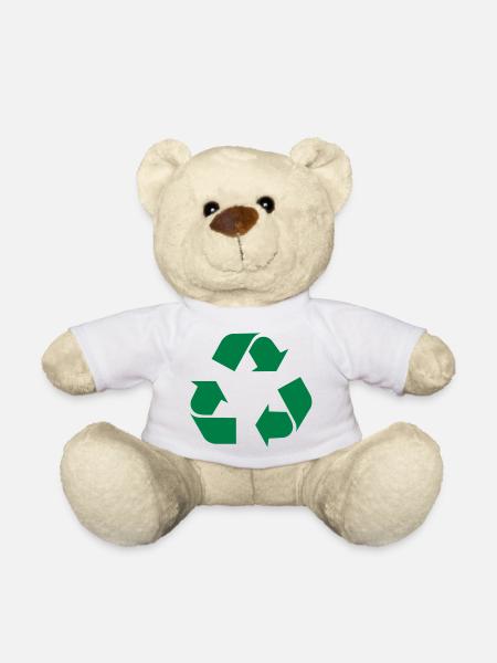 Recycle - Teddy - Weiß