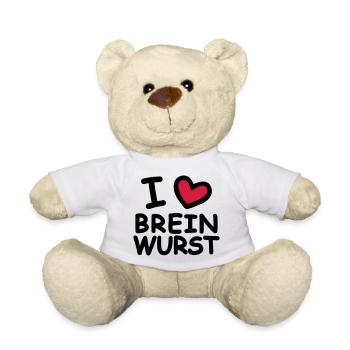 I Love Breinwurst - Teddy - Weiß - Vorne