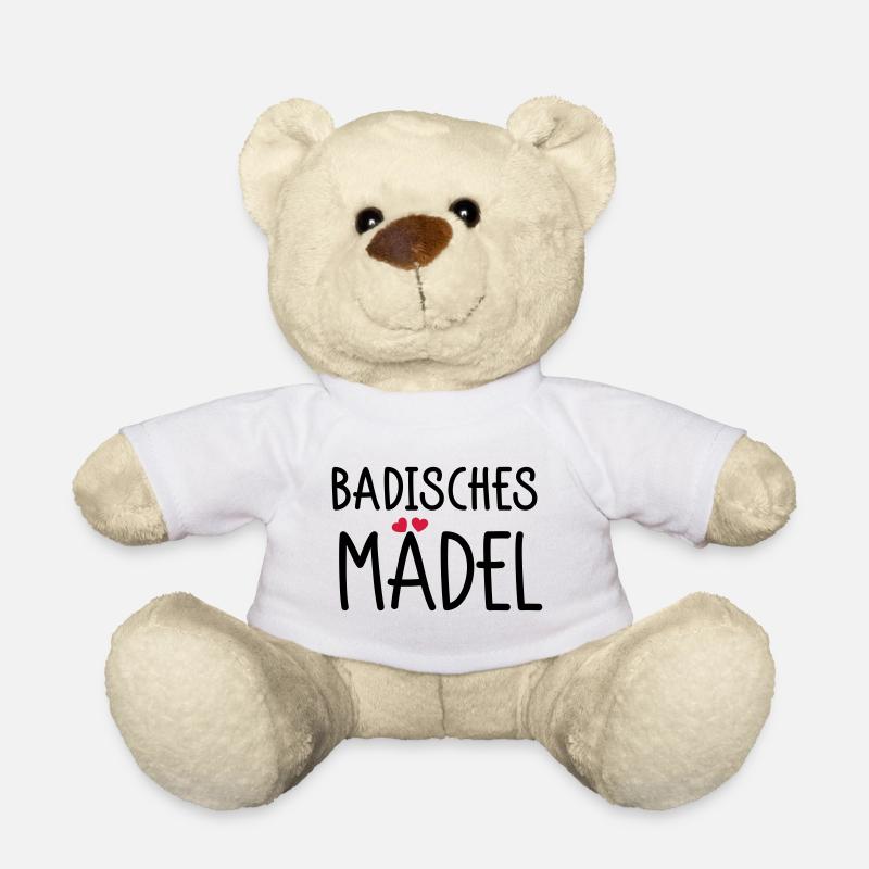 Badisches Mädel - Teddy - Weiß