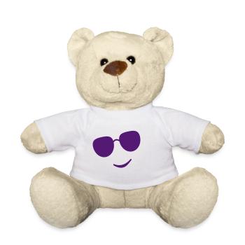 sunglasses smile black - Nounours - blanc - Devant