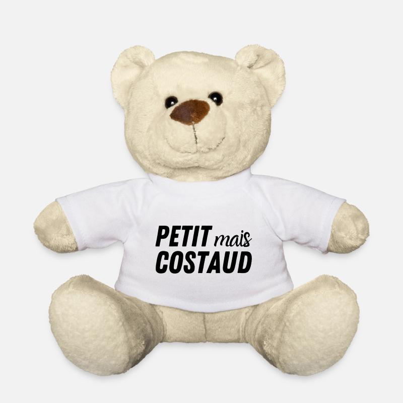 Petit mais costaud - Nounours - blanc