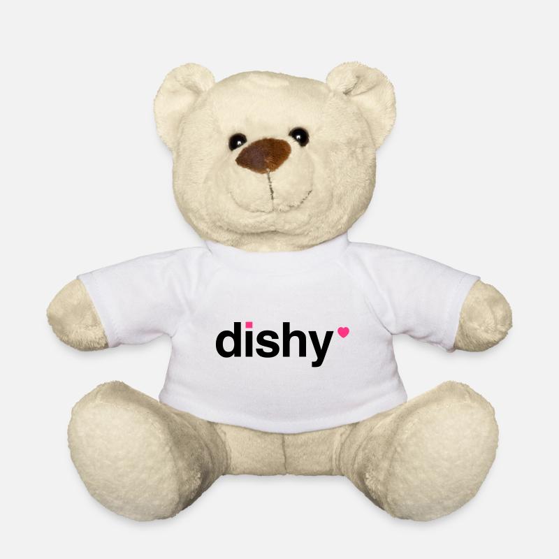 dishy! - Teddy Bear - white