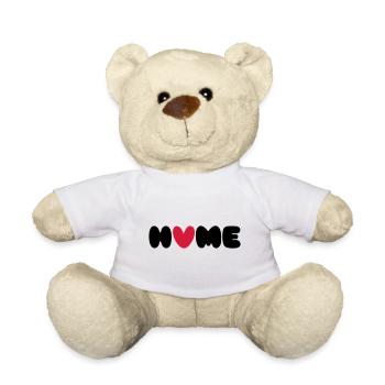 Home Is Where The Heart Is - Teddy Bear - white - Front