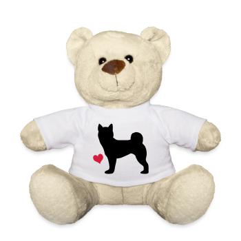 Shiba Inu - Teddy Bear - white - Front