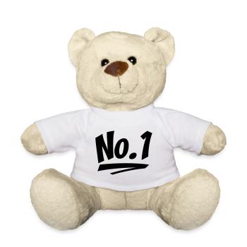 Nummer eins - Teddy - Weiß - Vorne