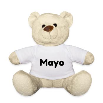 Couple chemise mayo ketchup - Nounours - blanc - Devant