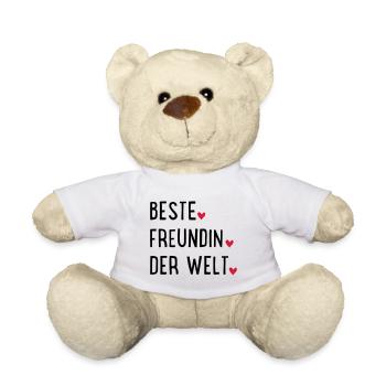 Beste Freundin - Teddy - Weiß - Vorne